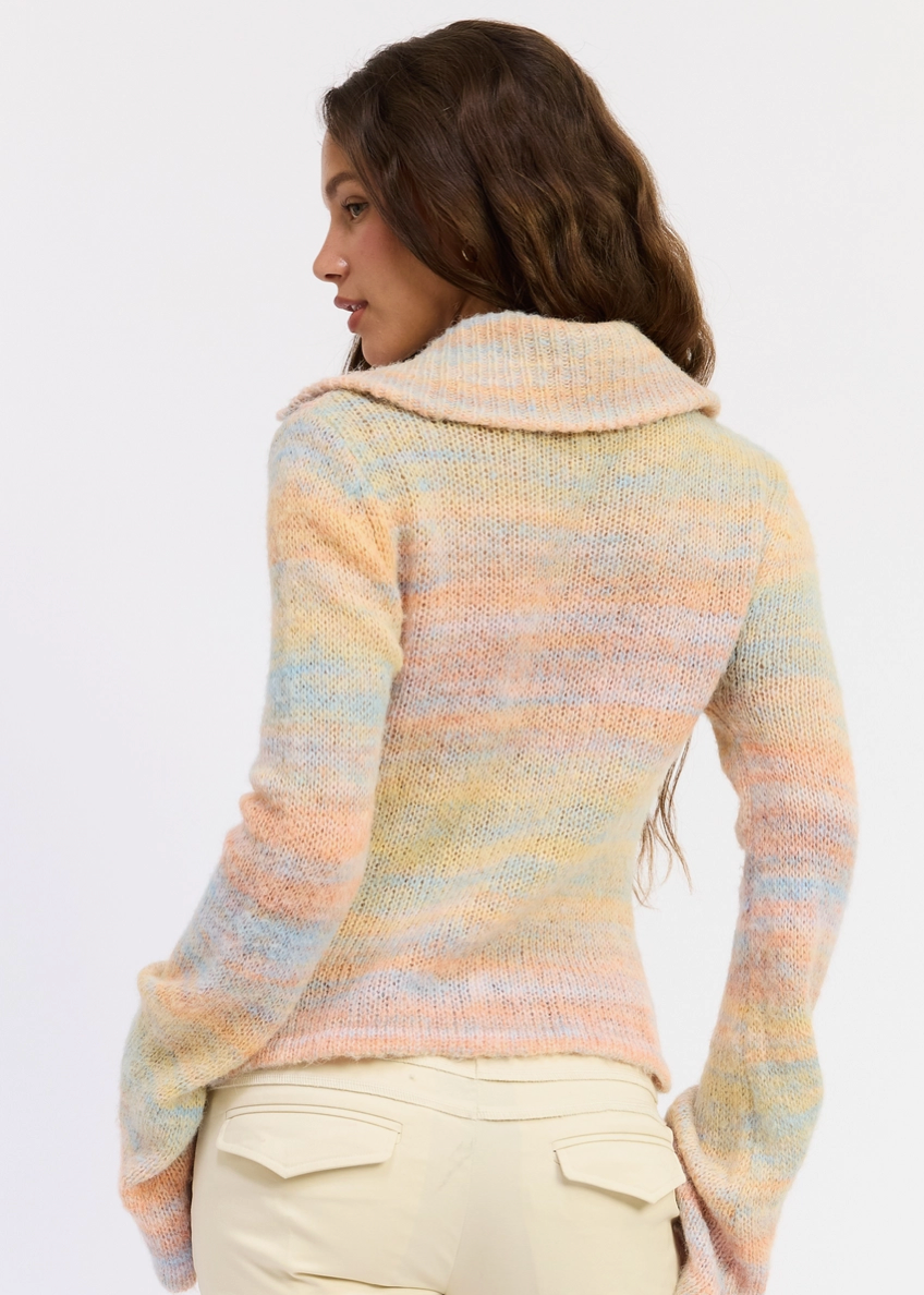 Sherbet Sweater Zip Up
