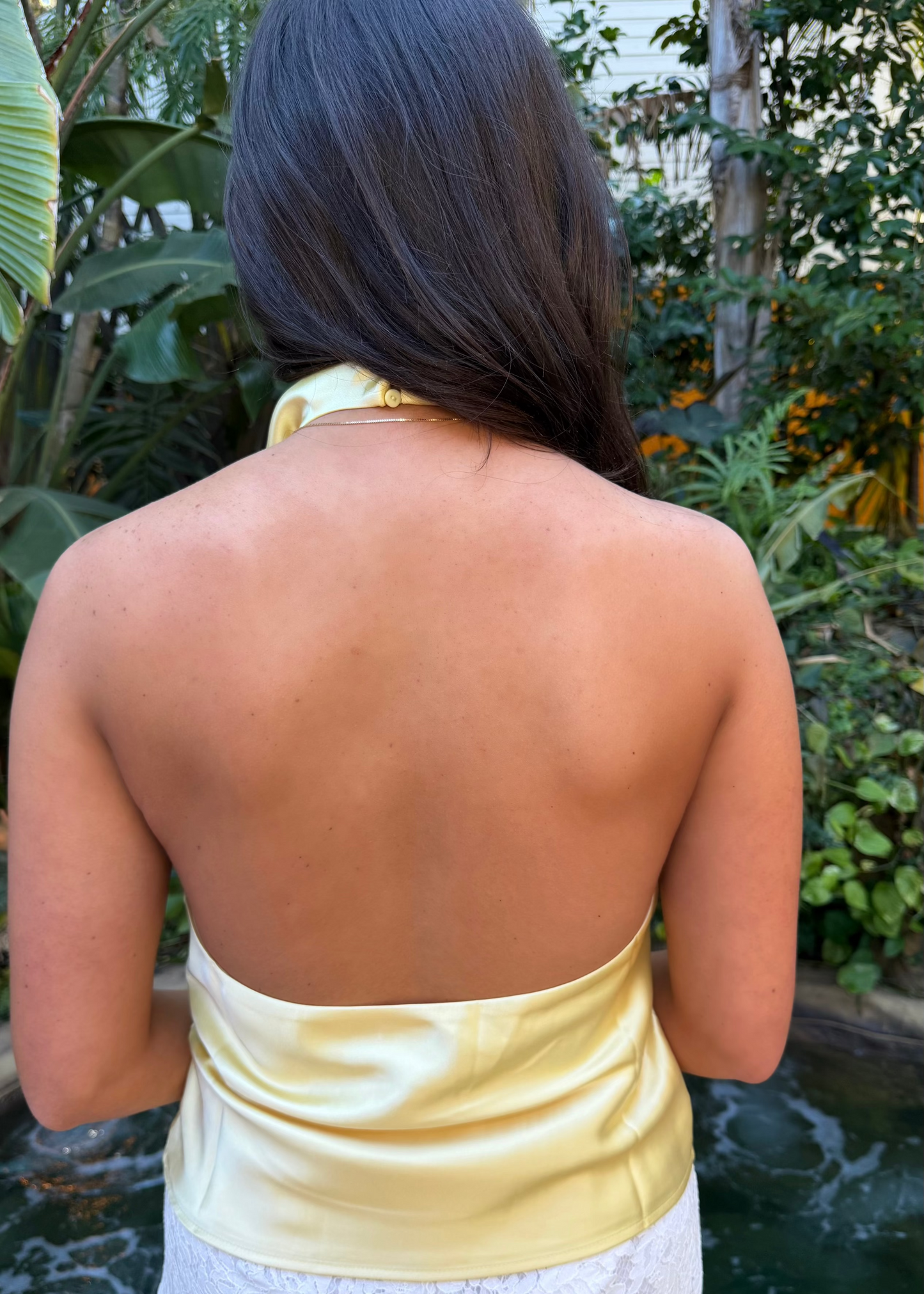 Lemon Halter Top