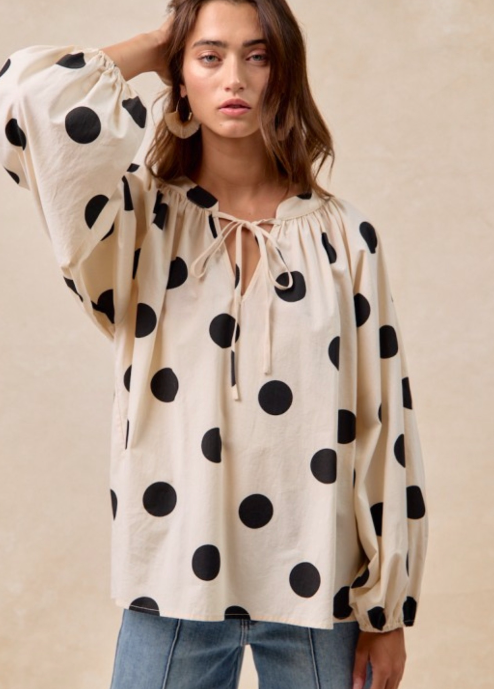 Polka Dot Blouse