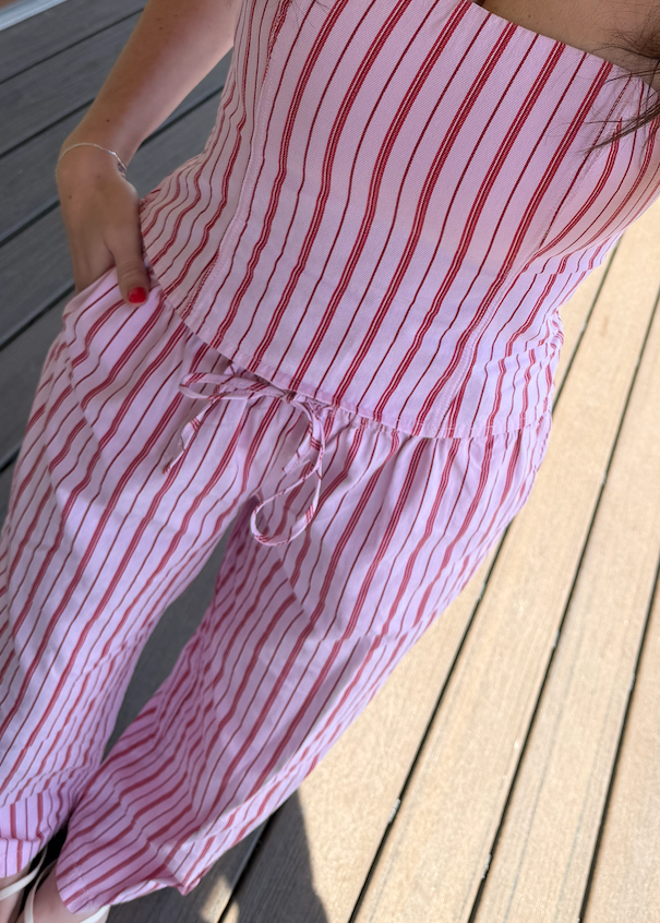 Spring Stripe Set Pants