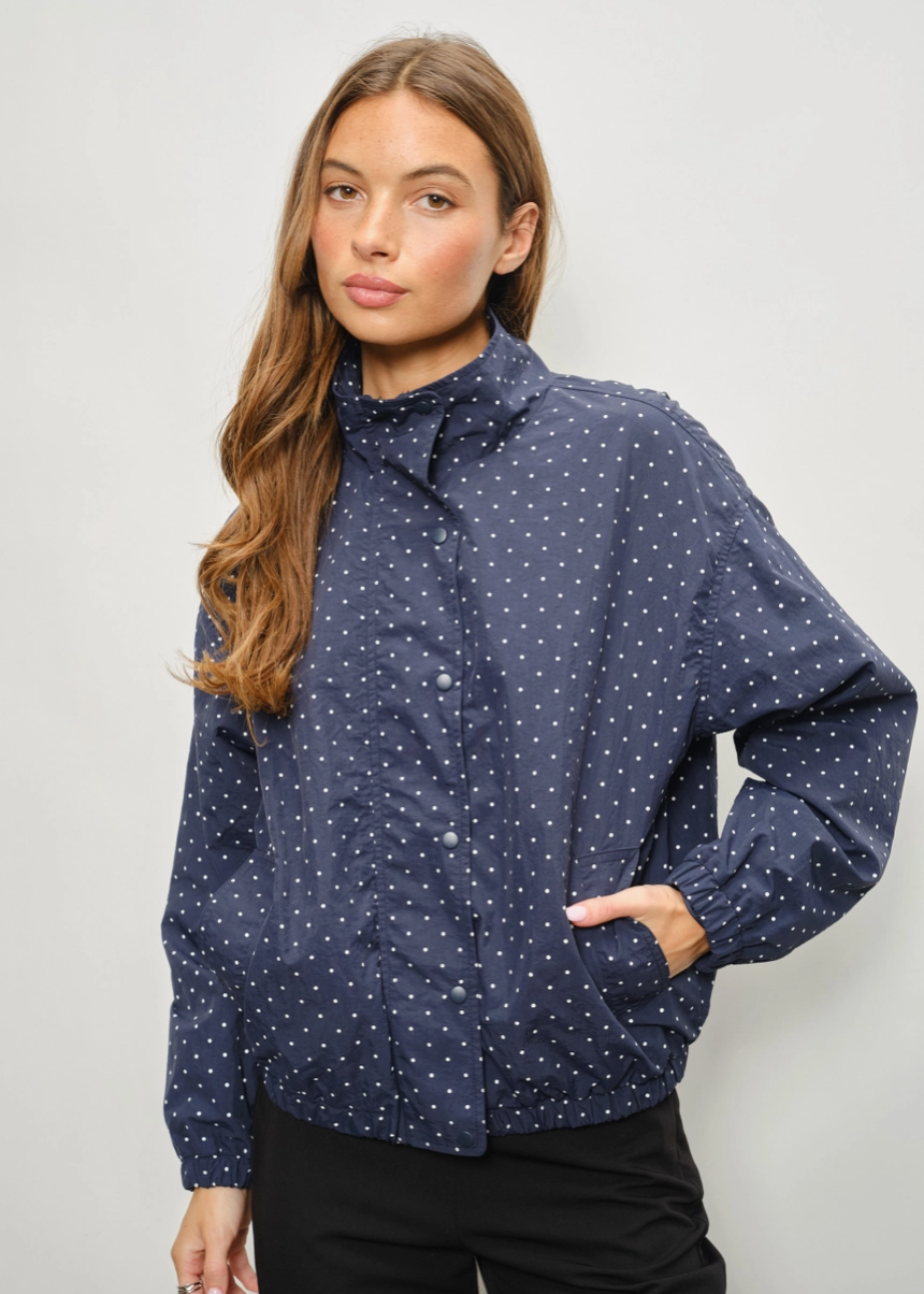 Polka Dot Windbreaker