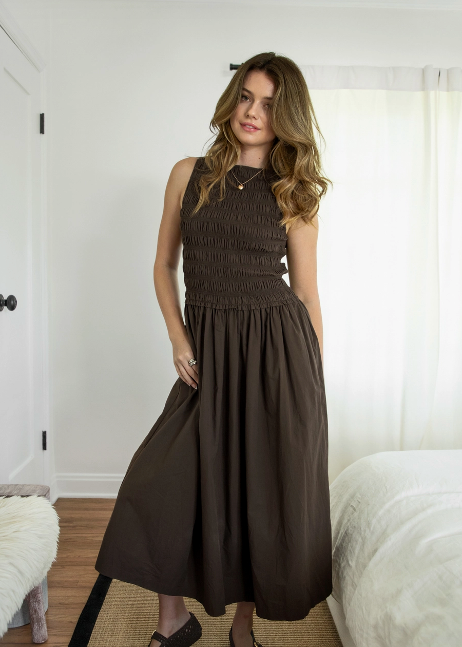 Chocolate Midi Dress