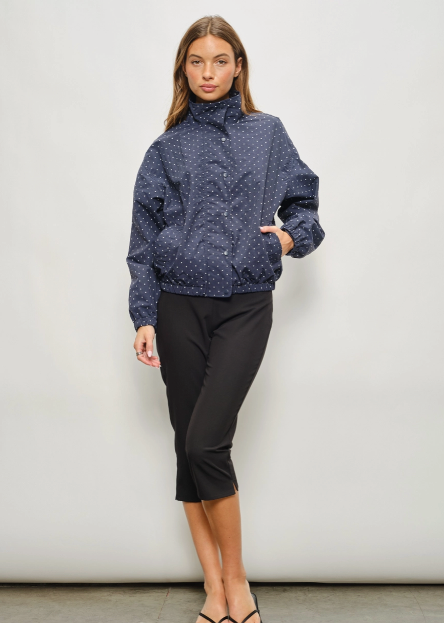 Polka Dot Windbreaker